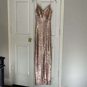 Stunning B. Smart Champagne/Gold evening/event gown  #25.27.08